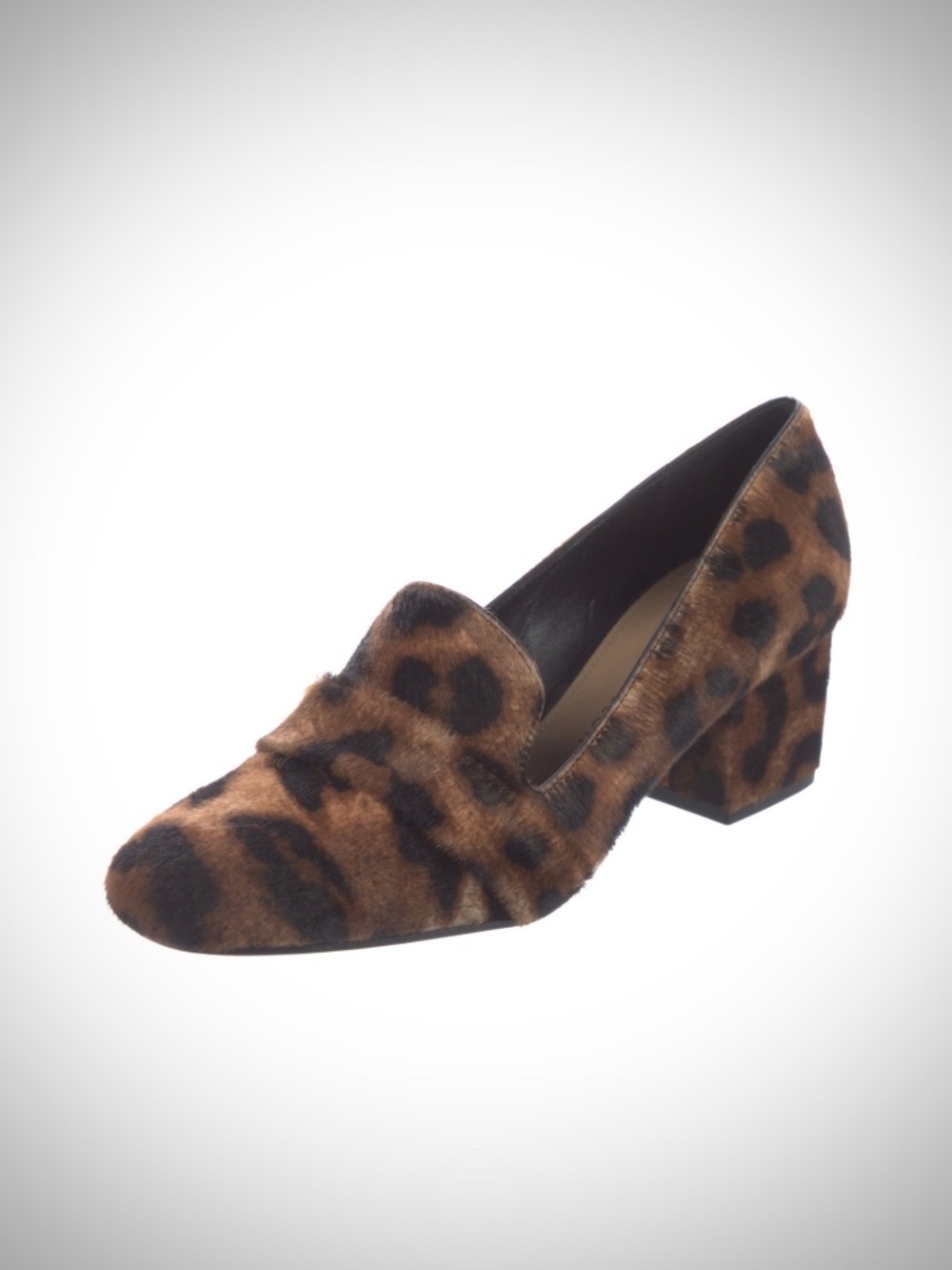 Tamara Mellon Animal Print Felllini Loafers